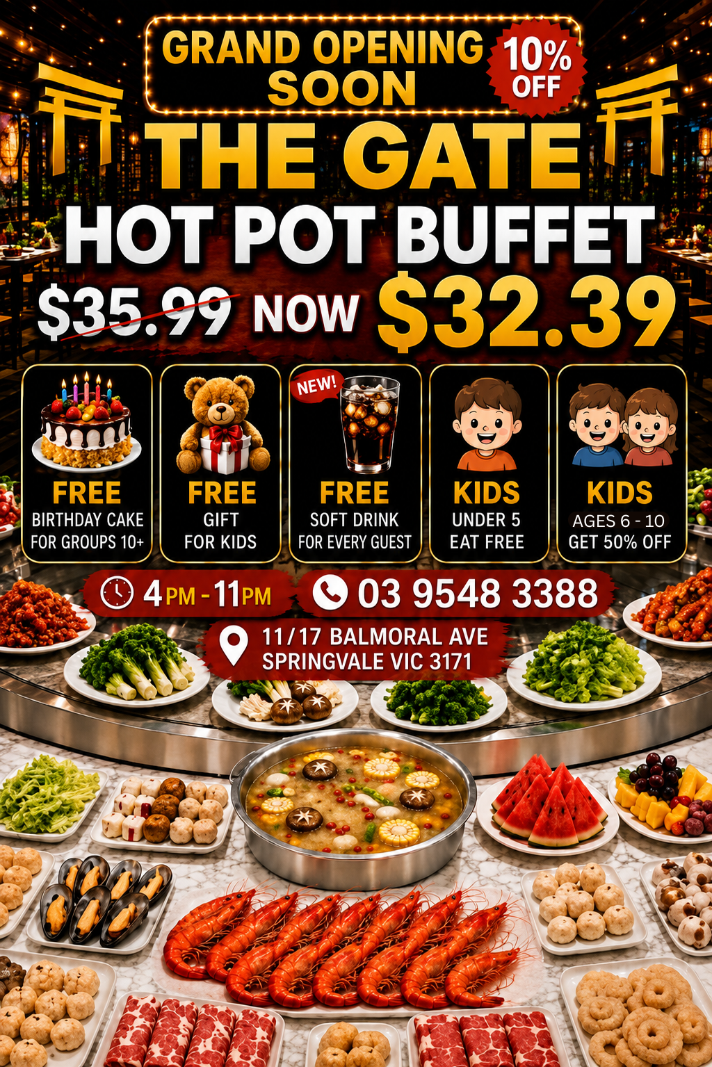 The Gate Hot Pot — hot pot buffet pricing
