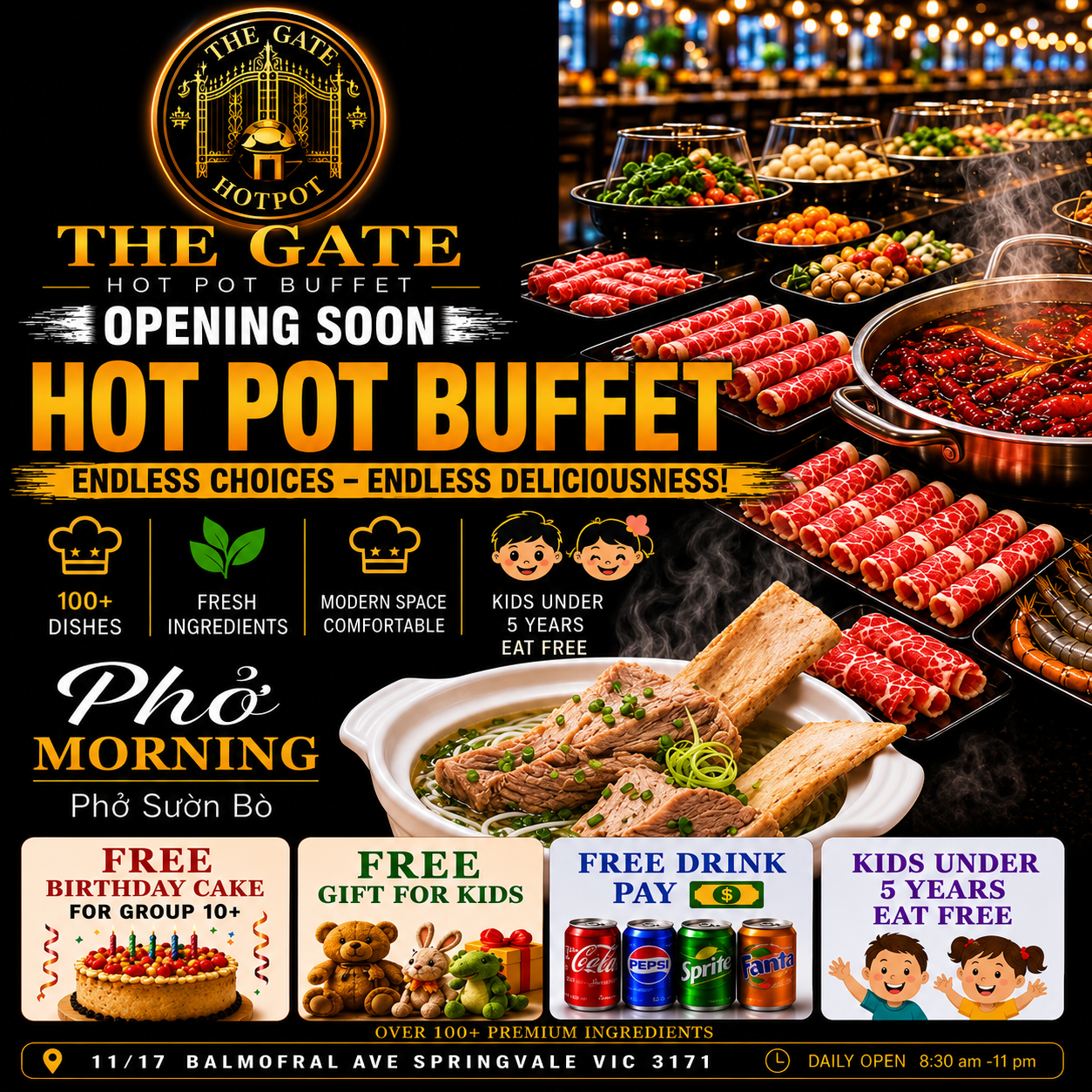 The Gate Hot Pot current promotions and special offers